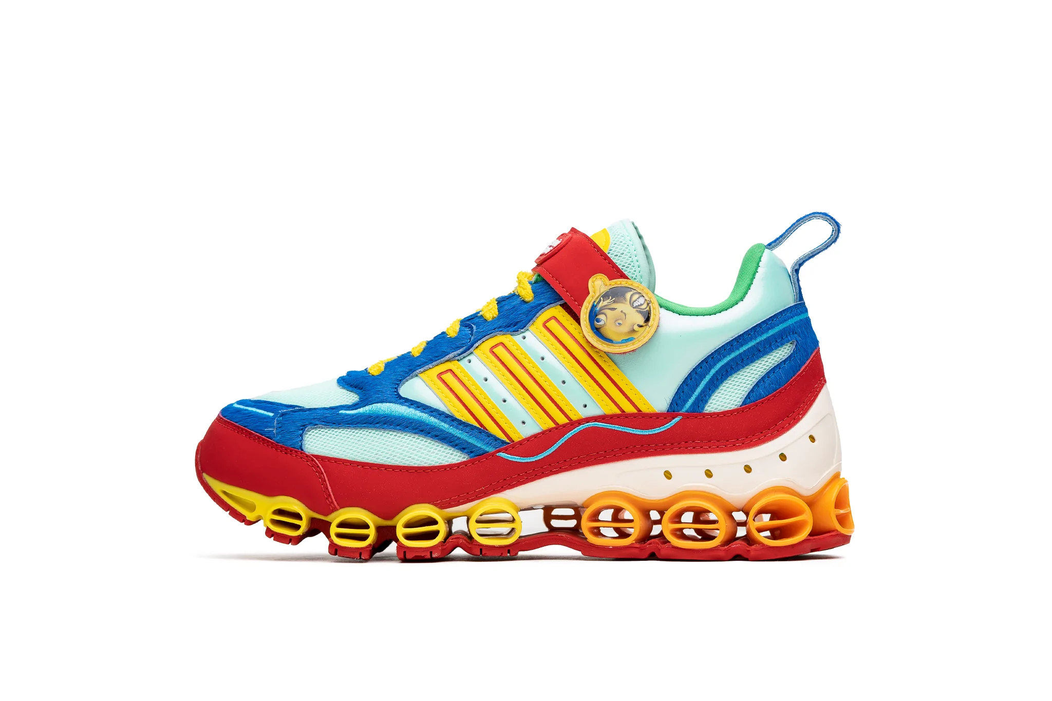 Adidas Shoes in Red, Blue, and Yellow on Brand 305