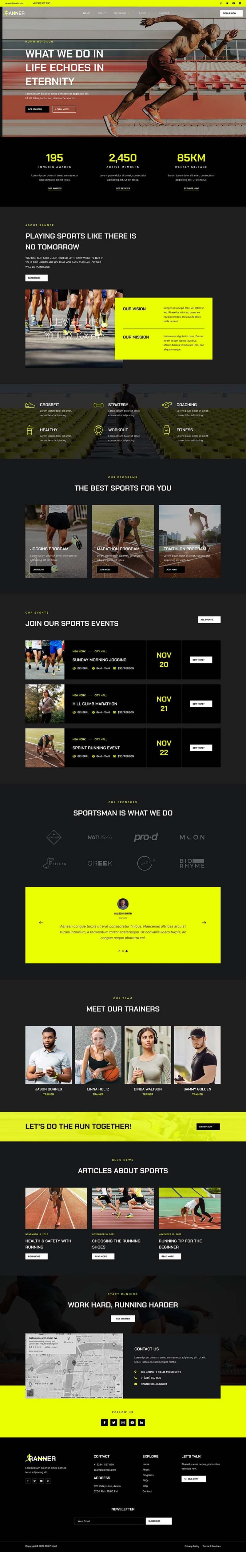 Mockup snapshot of a track webpage on Brand 305