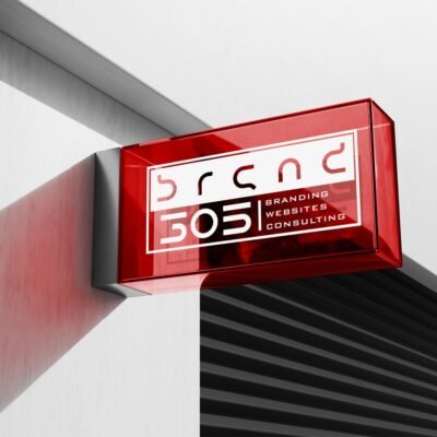 Brand 305 Logo Mockup